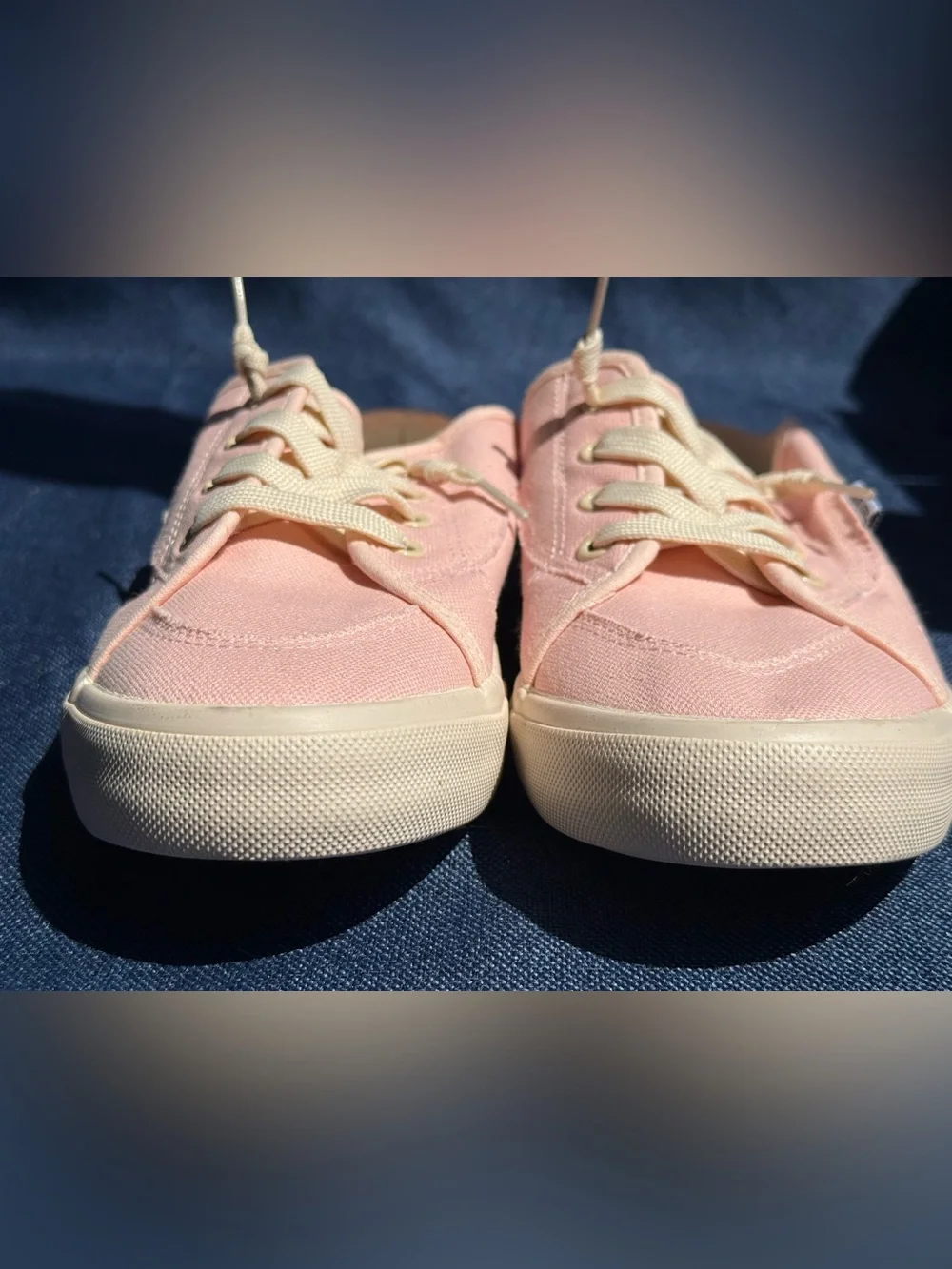 Hash Bubbie Pink Canvas Backless Mule Sneakers Women's Size 8.5 NWOB
